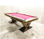 GILDED POOL BILLIARD SLATE TABLE - Image 2