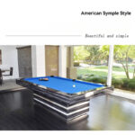STRIPE POOL BILLIARD SLATE TABLE - Image 2