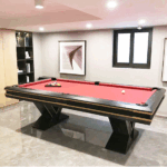 GILDED POOL BILLIARD SLATE TABLE