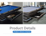 STRIPE POOL BILLIARD SLATE TABLE - Image 3